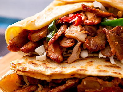 Chicken Shawerma Crepe