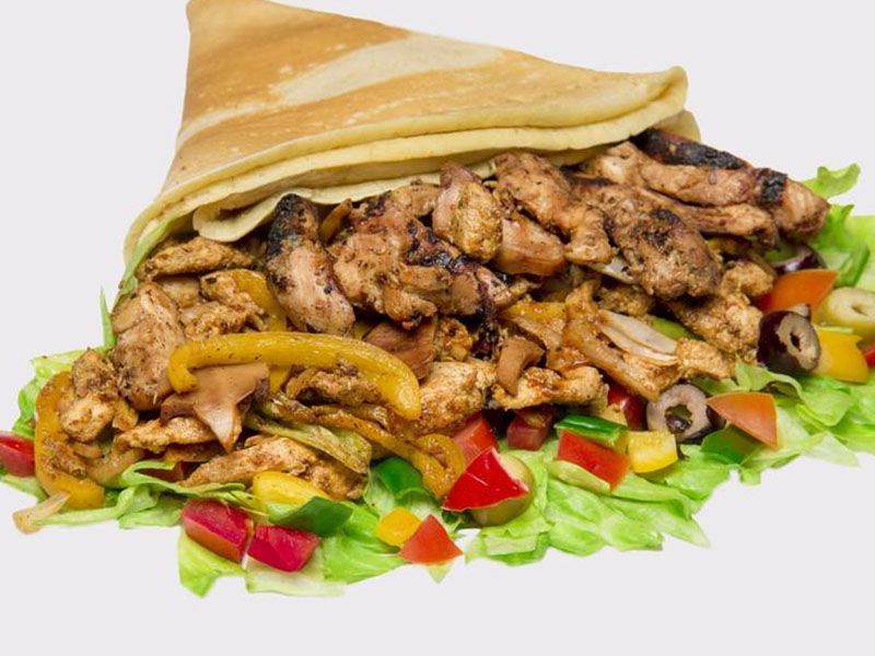 Chicken Shawerma Crepe