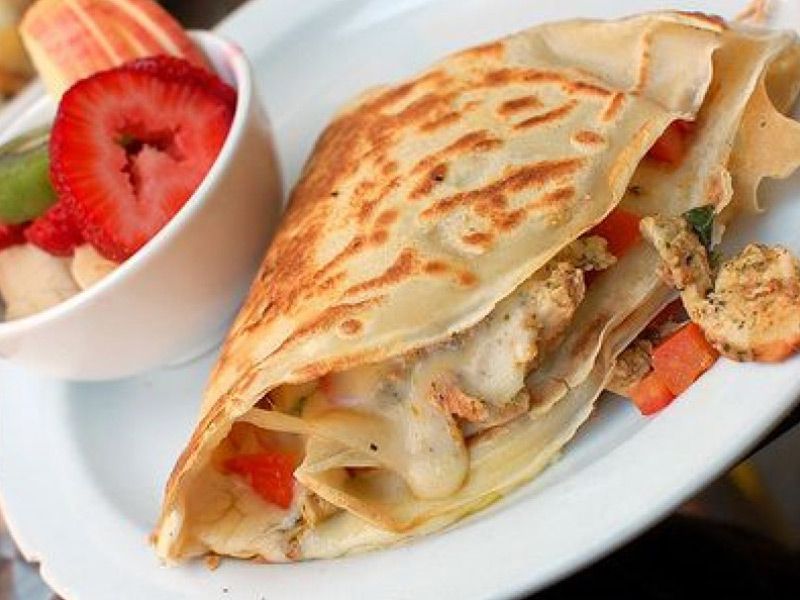 Chicken Shawerma Crepe
