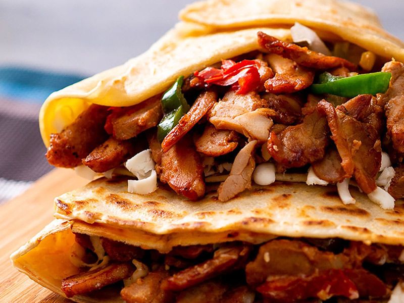 Chicken Shawerma Crepe