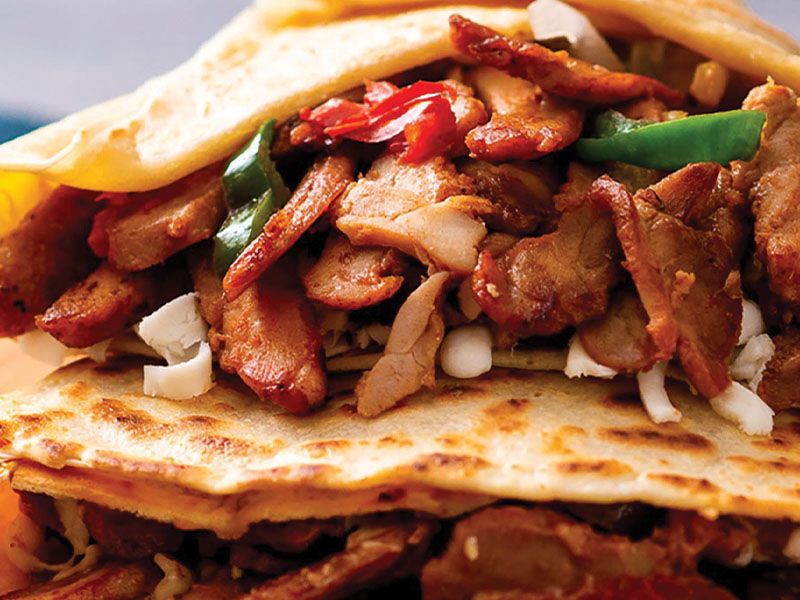 Chicken Shawarma Crepe