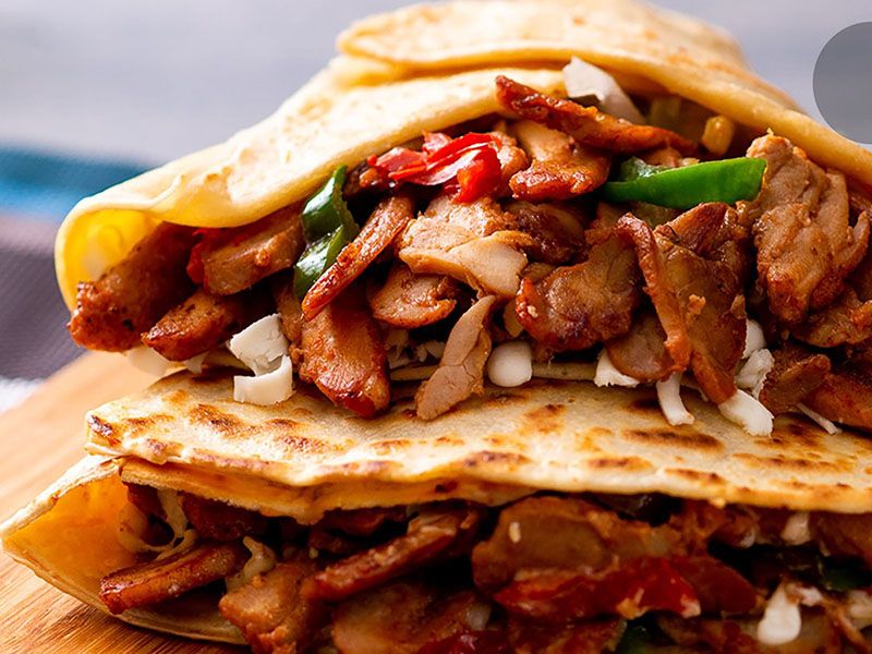 Chicken Shawarma Crepe