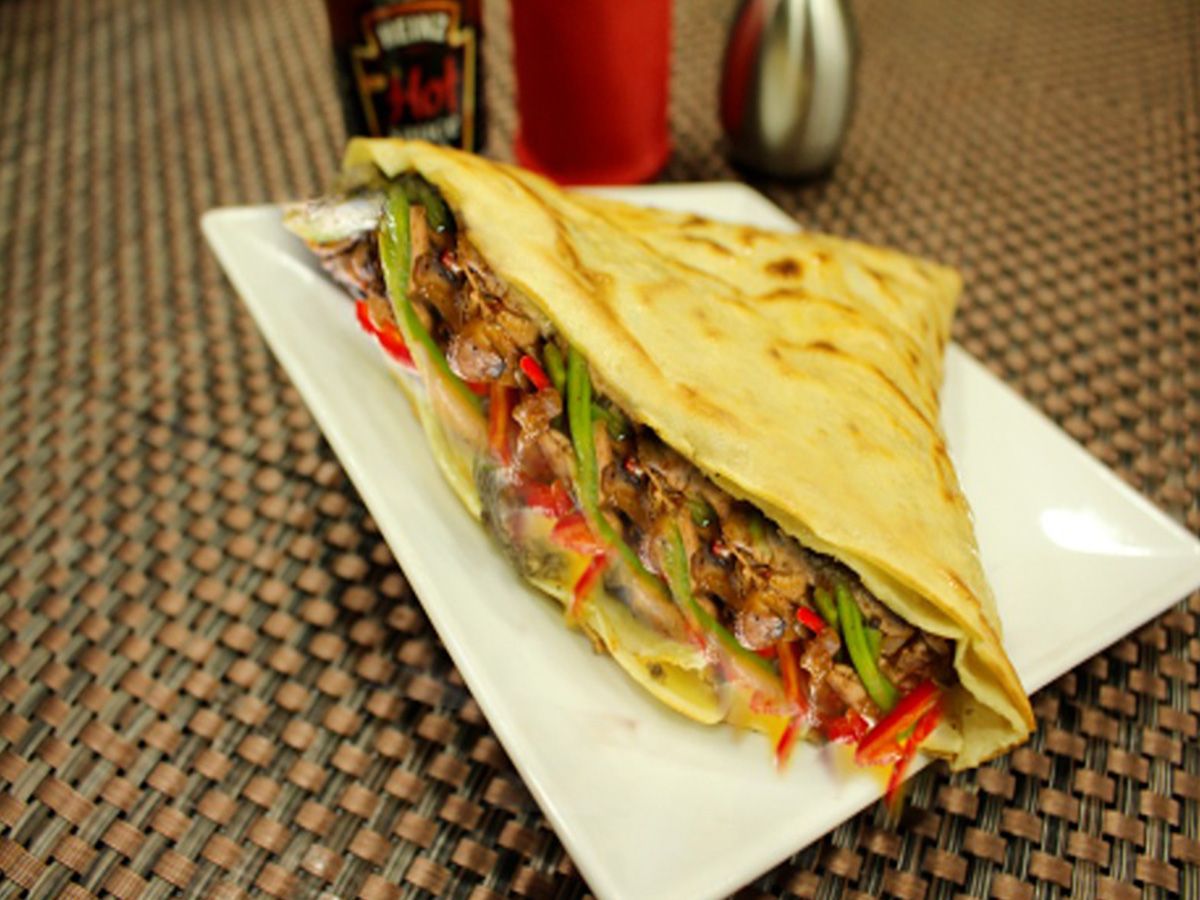 Chicken Shawarma Crepe