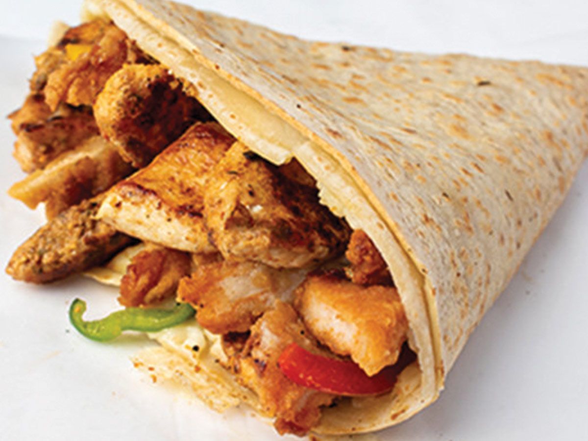Chicken Shawerma crepe