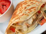 Chicken shawarma crepe