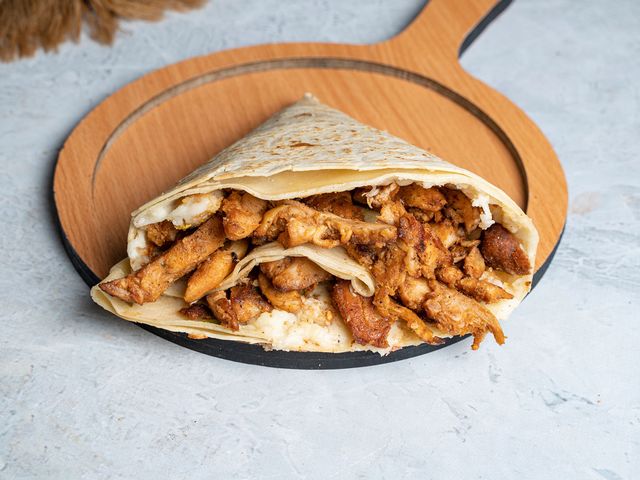 Chicken Shawerma crepe