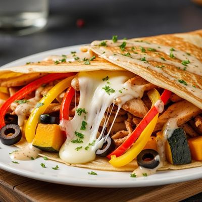 Chicken Shawarma Crepe