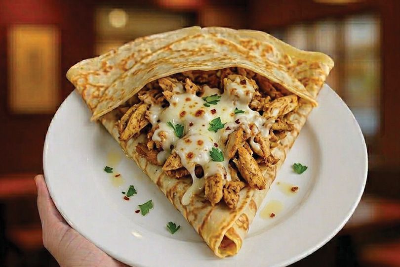 Chicken Shawerma Crepe