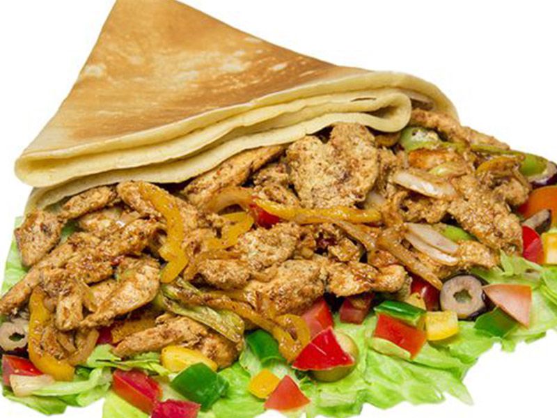 Chicken Shawerma Crepe