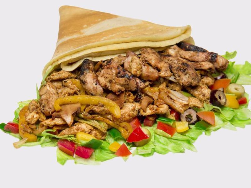 Chicken Shawerma Crepe