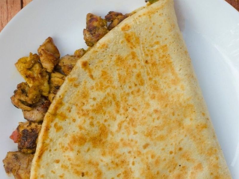 Chicken Shawerma Crepe