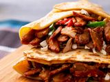 Chicken shawarma crepe