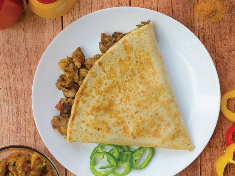 Chicken Shawerma Crepe