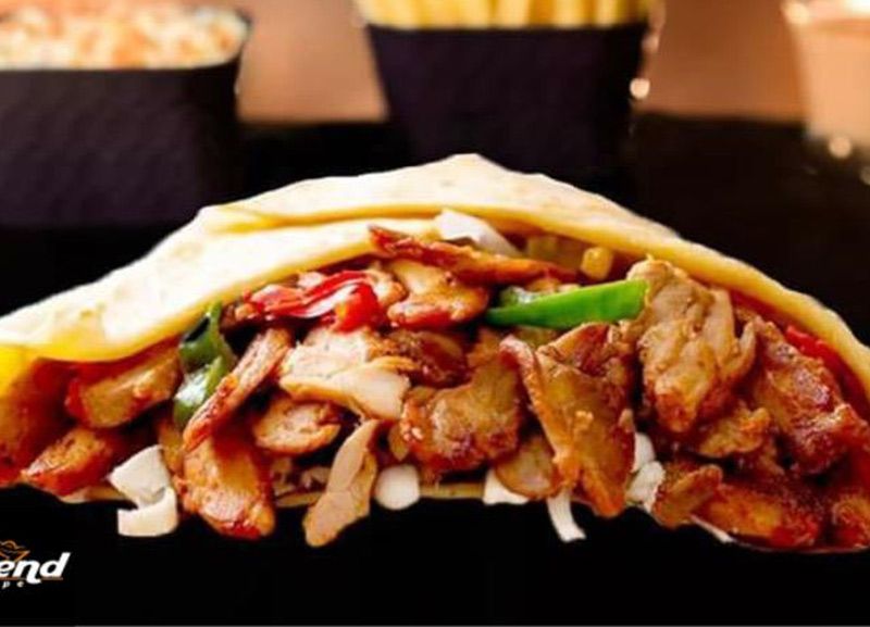 Chicken Shawerma Crepe