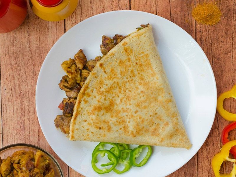 Chicken Shawerma Crepe