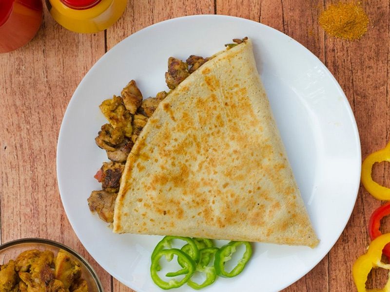 Chicken Shawerma Crepe