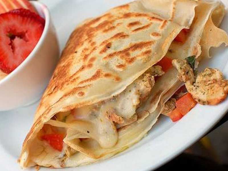 Chicken Shawerma Crepe