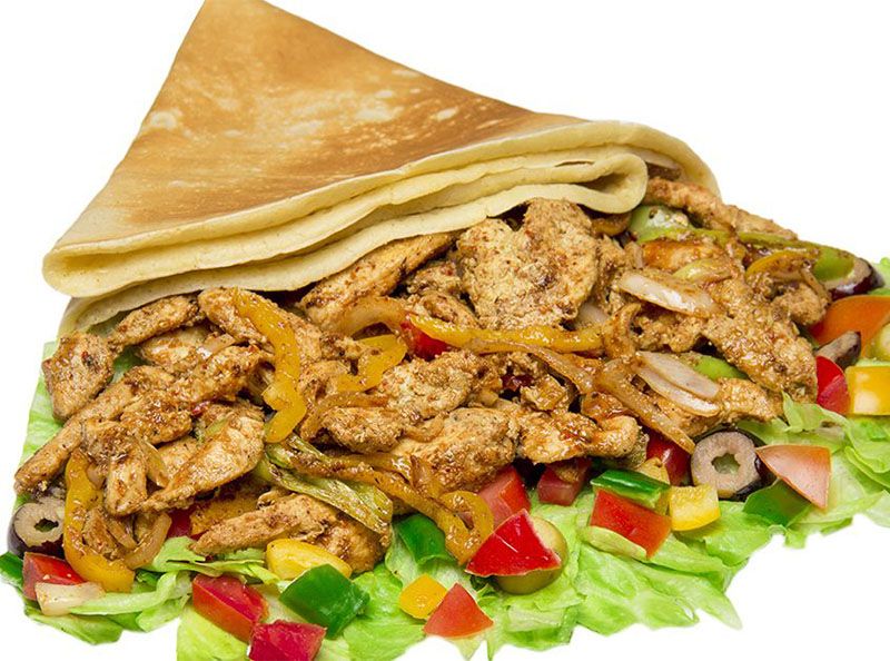 Chicken Shawerma Crepe