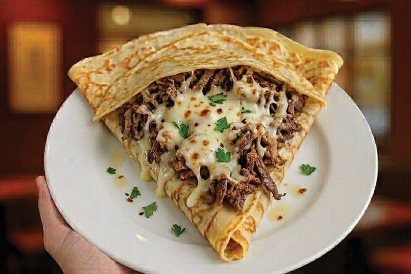Beef Shawerma Crepe
