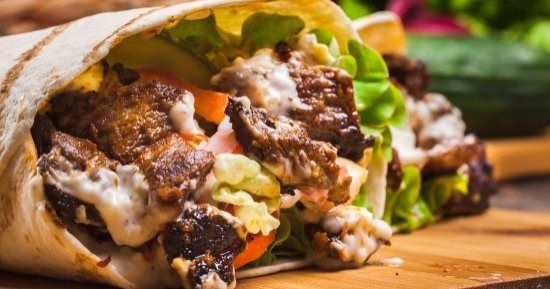 Meat Shawerma Crepe