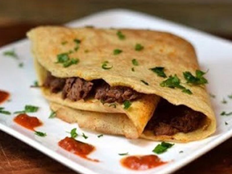Meat Shawerma Crepe