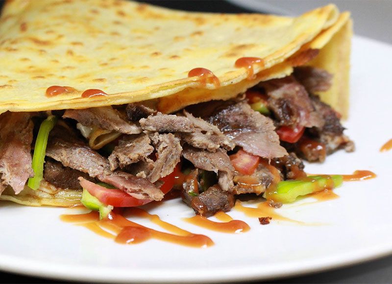Meat Shawerma Crepe