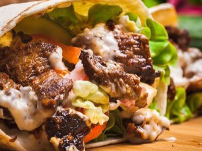 Meat Shawerma Crepe
