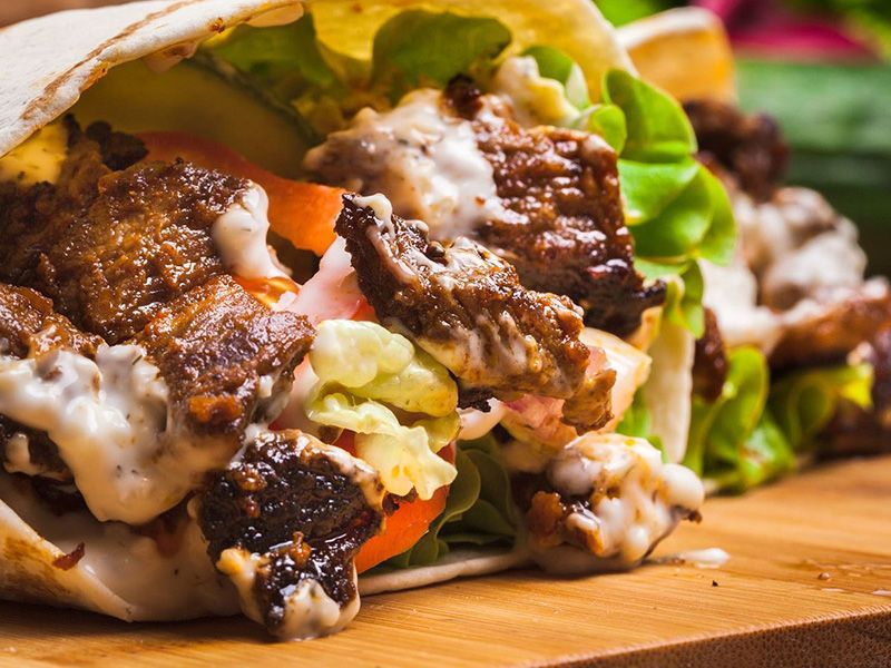 Meat Shawerma Crepe