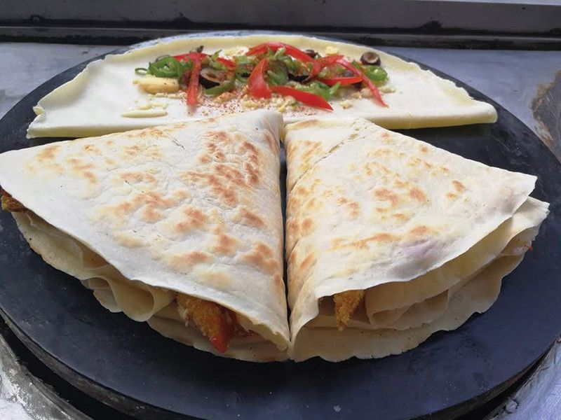 Meat Shawerma Crepe