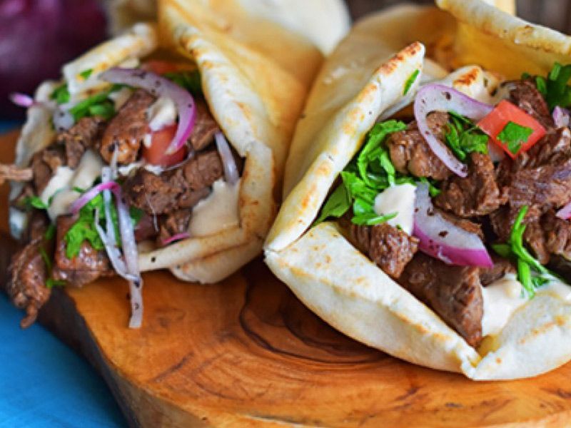 Meat Shawerma Crepe