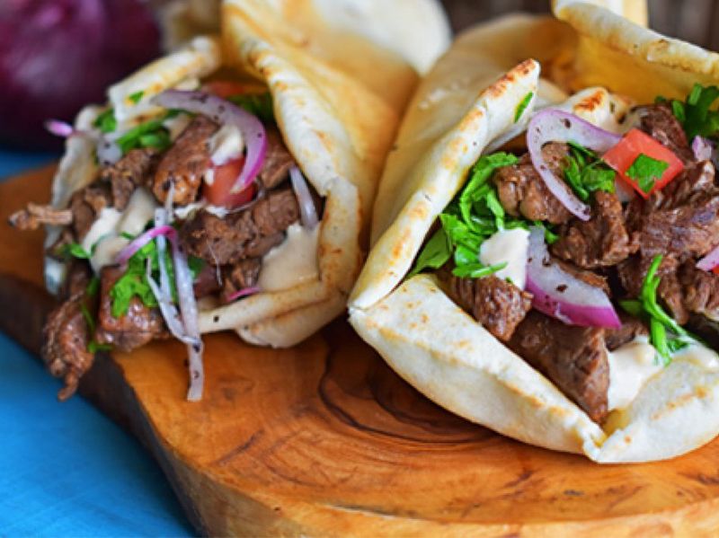 Meat Shawerma Crepe