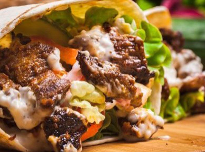 Meat Shawerma Crepe