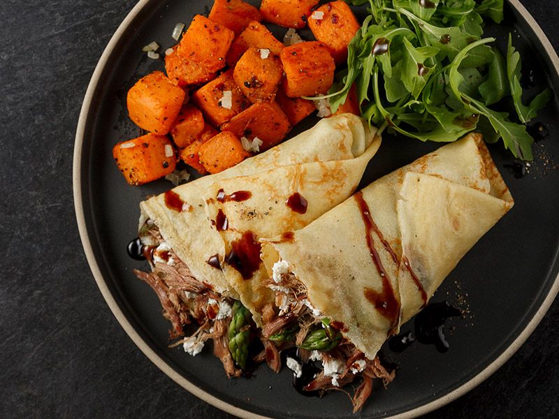 Meat Shawerma Crepe