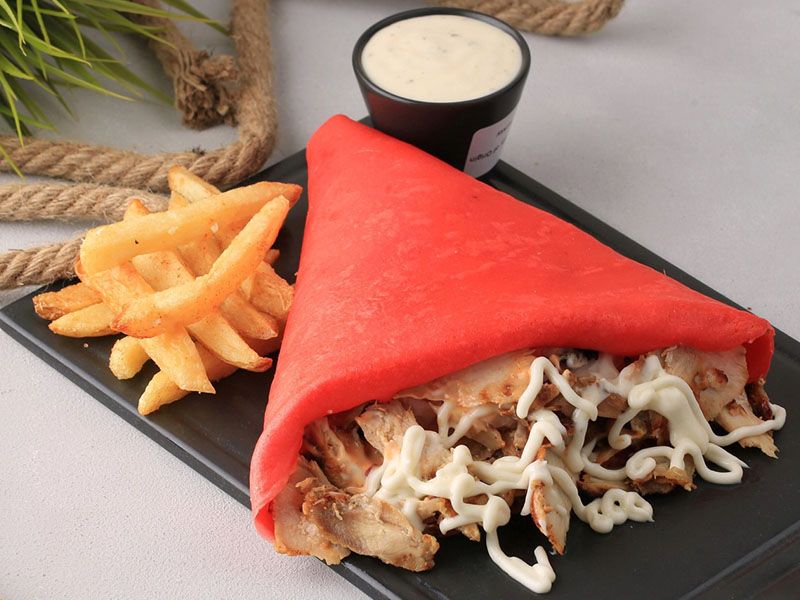 Meat Shawerma Crepe
