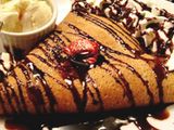 Hazelnut chocolate crepe
