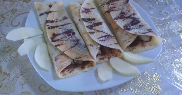Apple Chocolate Crepe