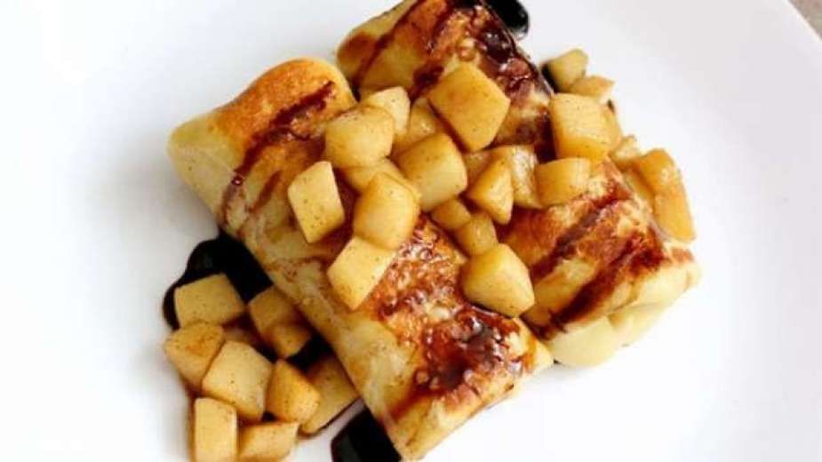 Apple Chocolate Crepe