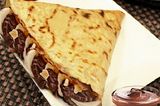Chocolate And Nuts Crepe