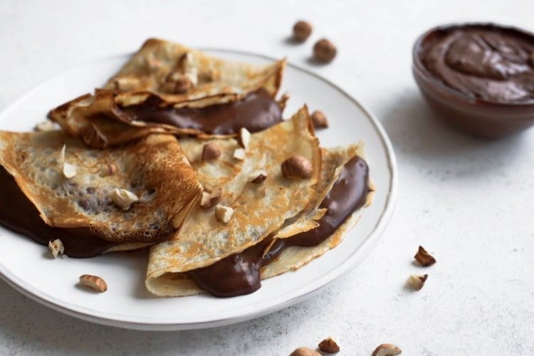 Nutella Chocolate With Nuts Crepe