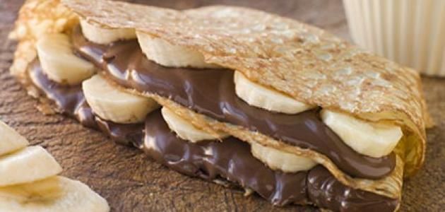 Nutella Chocolate With Banana Crepe