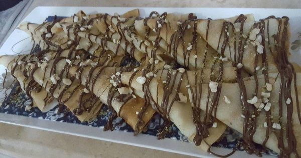 Chocolate Nuts Crepe