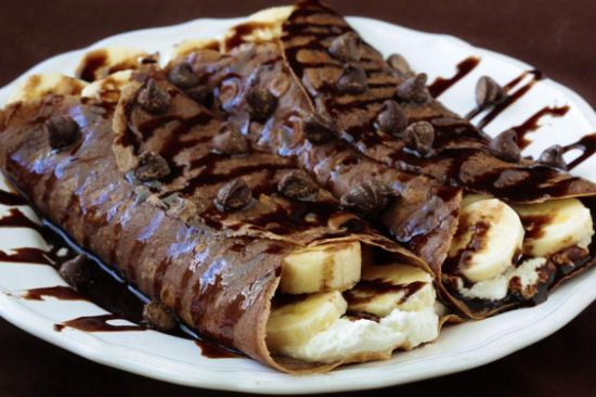 Chocolate Banana Crepe