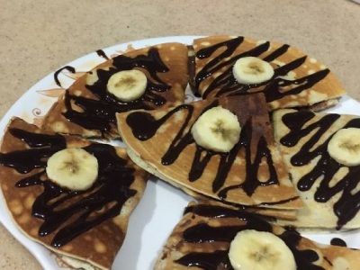 Banana With Nutella Chocolate Crepe