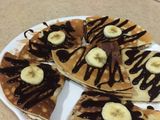 Banana With Nutella Chocolate Crepe