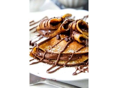 Plain Nutella Chocolate Crepe