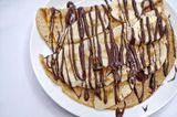 Nutella Chocolate And Banana Waffle