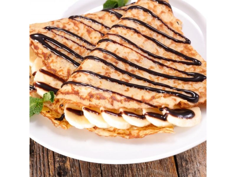 Chocolate With Banana Crepe