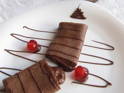 Chocolate hohos crepe