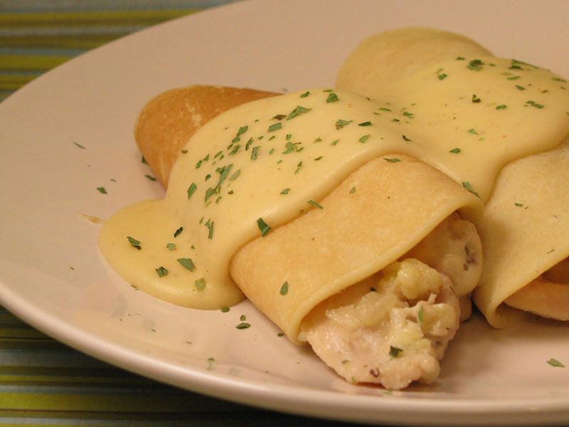 Cheddar Cheese Crepe
