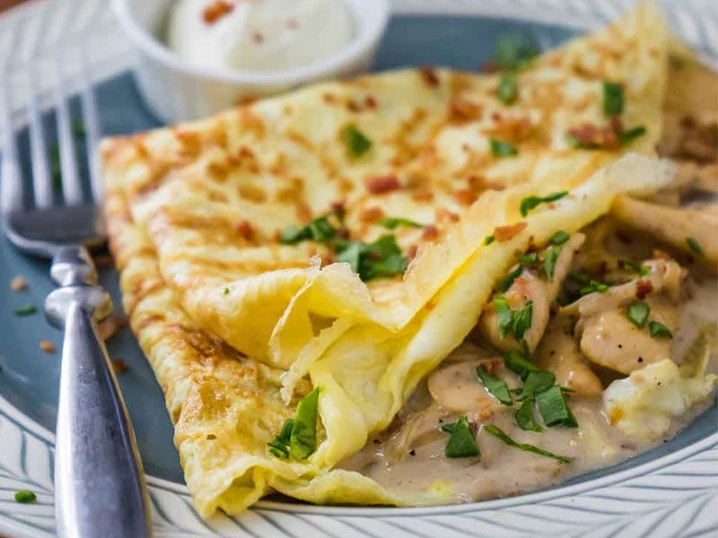 Shish Tawook Crepe